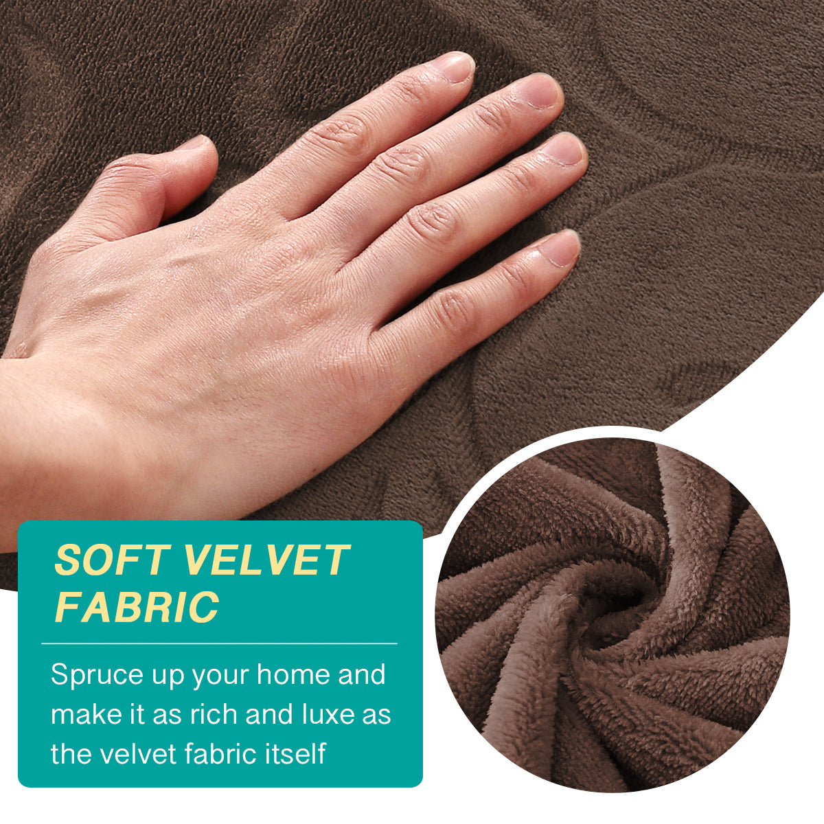 Water Resistant Floral Pattern L Shaped Sectional Sofa Cover Protector, L Size, L Side