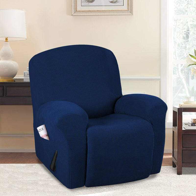 1-Piece Jacquard Stretch Recliner Slipcover