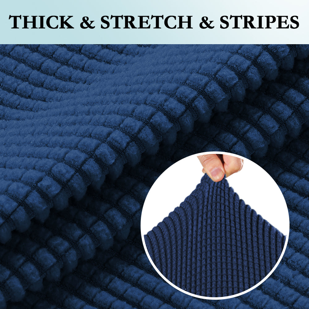 1-Piece Jacquard 2 Seater Loveseat Slipcover