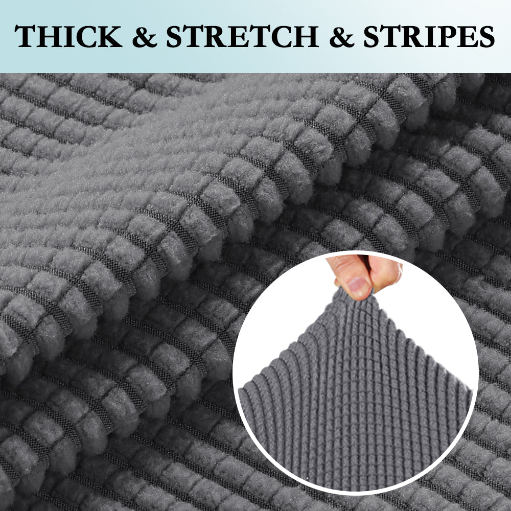 2-Piece Jacquard 4-Seater extra Large Sofa Slipcover