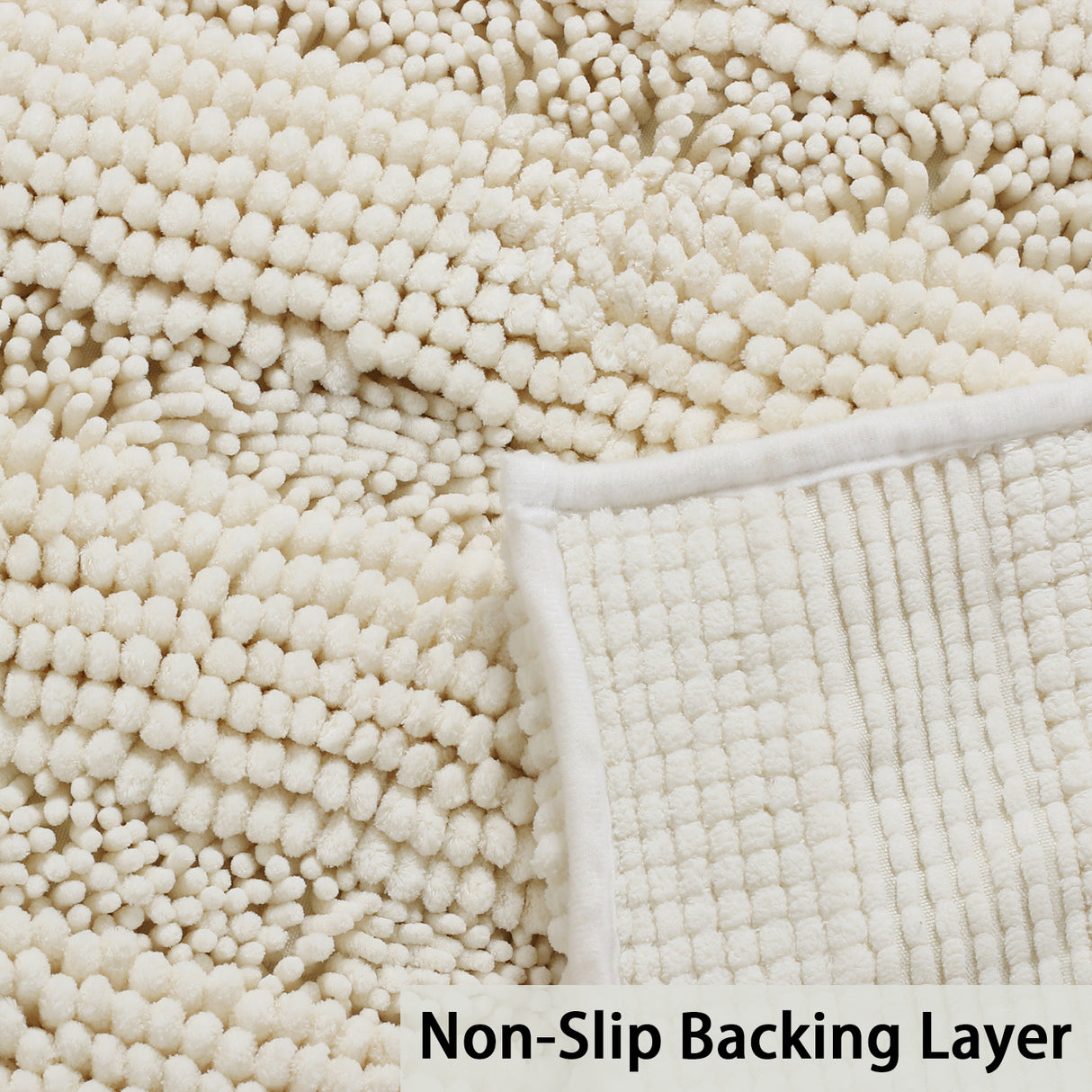 Chenille Stripe Rug 1 Piece 59" x 20"