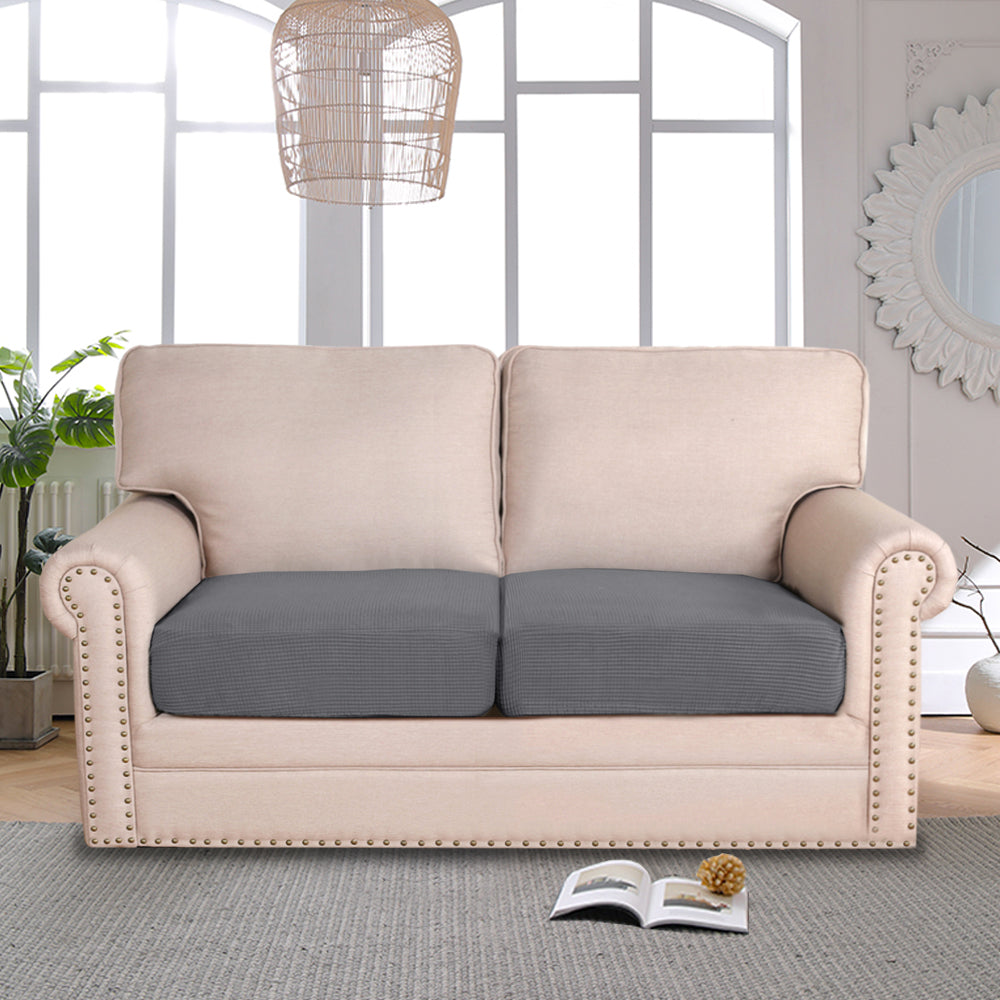 Jacquard Stretch Box Seat Cushion Slipcovers