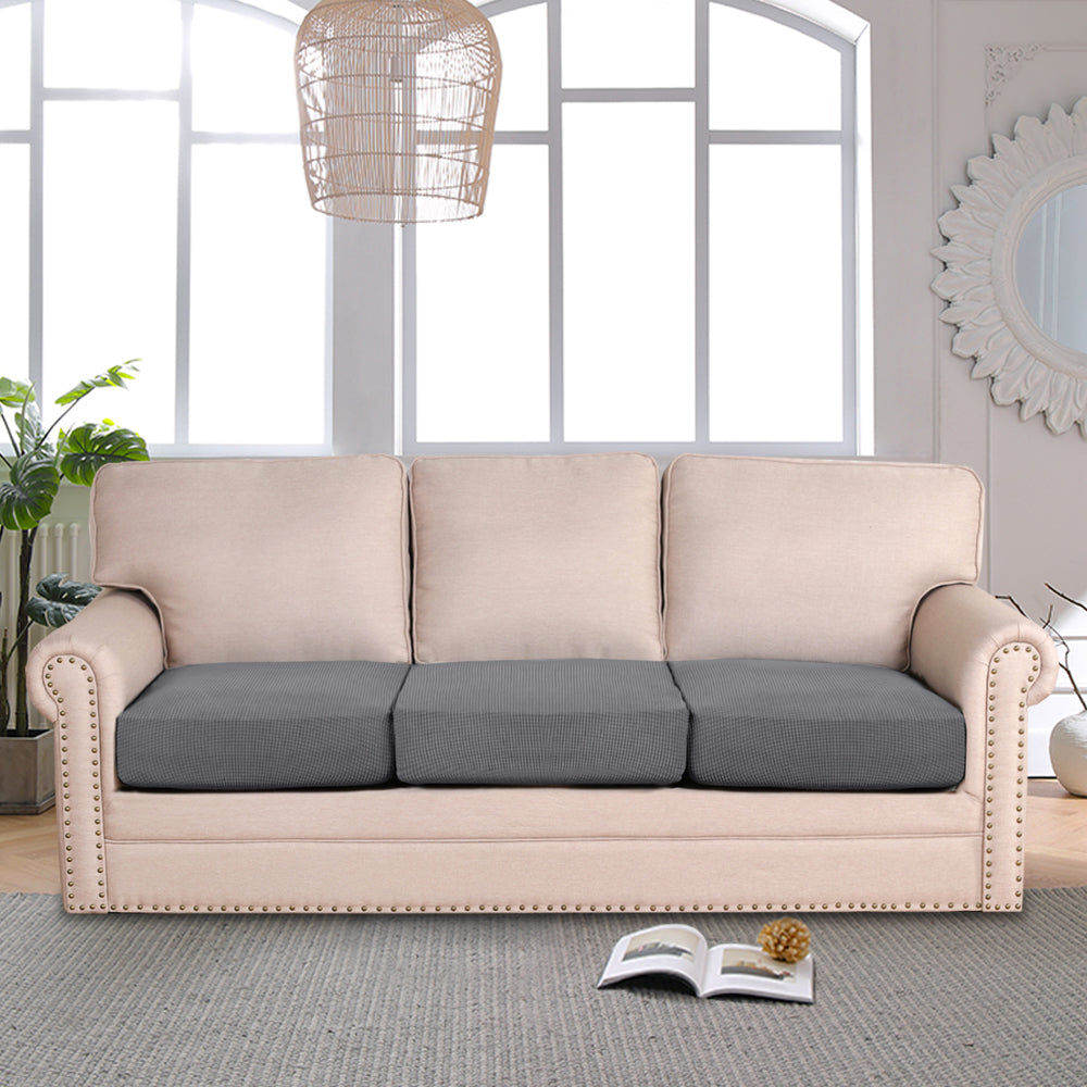 Jacquard Stretch Box Seat Cushion Slipcovers