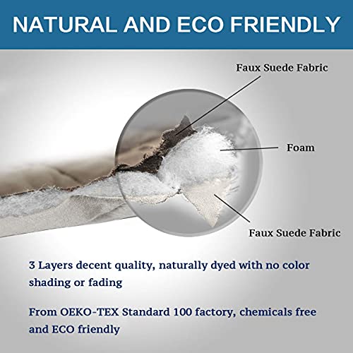 H.VERSAILTEX Reversible Quilted Recliner Covers Water Resistant Furniture Protector for Reclienr Chair with Elastic Straps for Pets Kids Sitting Width Up to 22"(Recliner, Taupe/Beige)