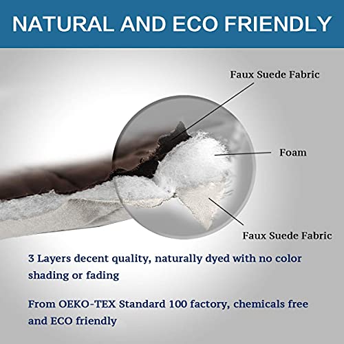 H.VERSAILTEX Reversible Quilted Recliner Covers Water Resistant Furniture Protector for Reclienr Chair with Elastic Straps for Pets Kids Sitting Width Up to 22"(Recliner, Brown/Beige)