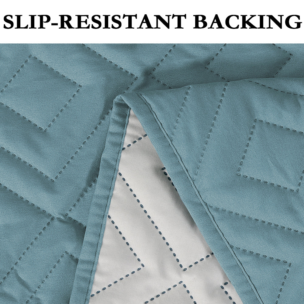 New Diamond 1-Piece Reversible Quilted XL Sofa Pet Cover Protector, 86''H X 132''W