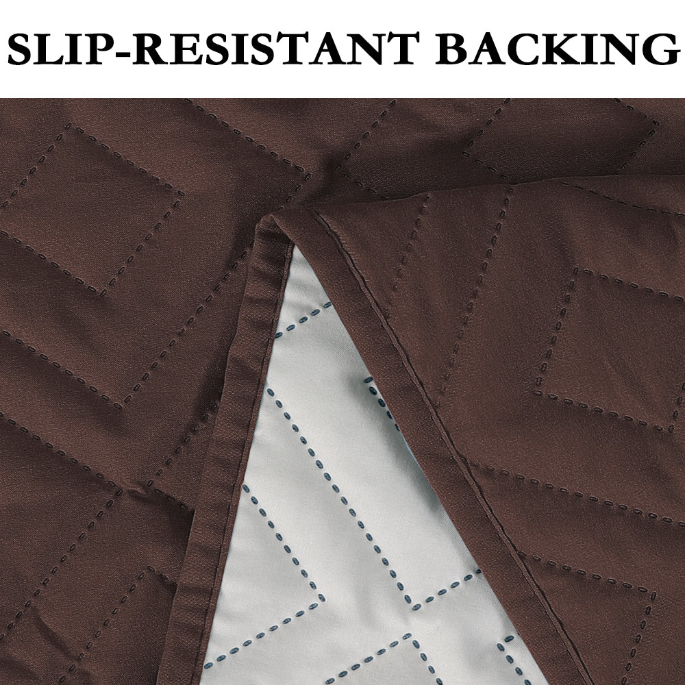 New Diamond 1-Piece Reversible Quilted Loveseat Pet Cover Protector, 75''H x 90''W