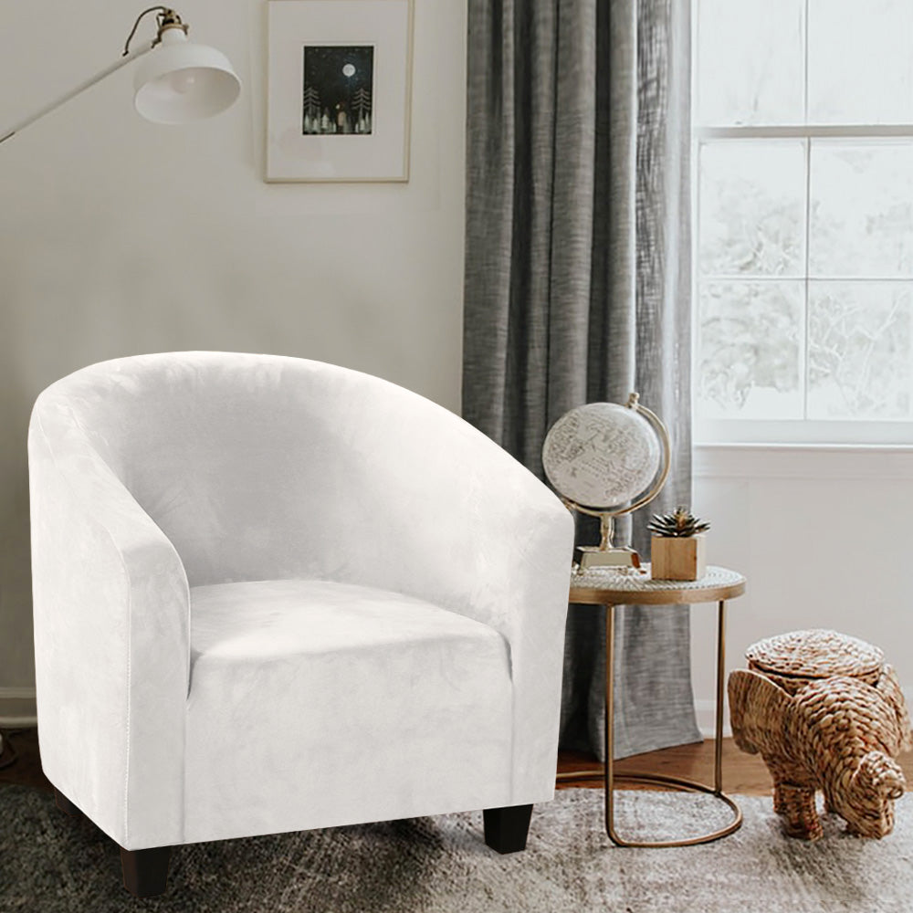 Velvet Tub Chair Slipcovers 1 Pack