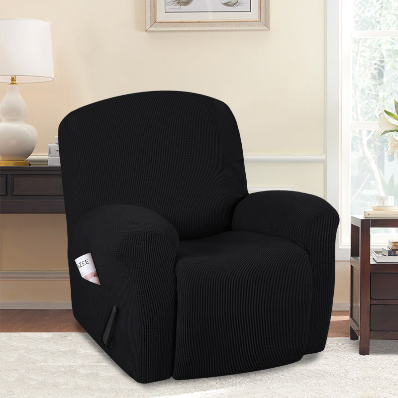 1-Piece Jacquard Stretch Recliner Slipcover