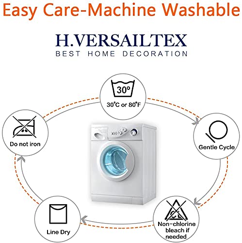 Chair Cover for Dining Room High Stretch Chair Seat Cover Removable Chair Seat Cushion Slipcovers Washable Kitchen Chair Cover Feature Soft Thick Bouncy Modern Style ( Navy, Set of 6 )