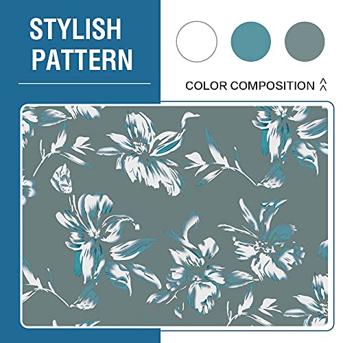 Chair Cover for Dining Room High Stretch Chair Seat Cover Removable Chair Seat Cushion Slipcovers Washable Kitchen Chair Cover Feature Soft Thick Bouncy Modern Style ( Green, Set of 2 )