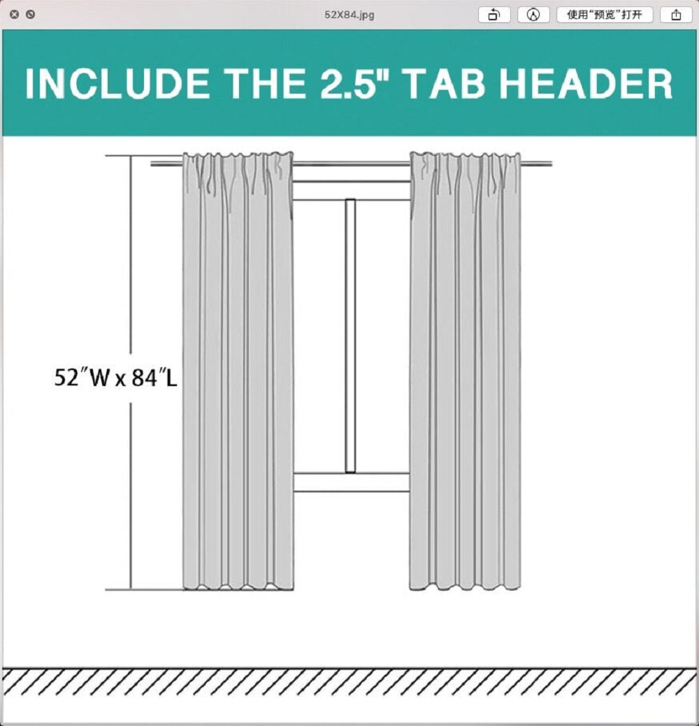 Tab Top Natural Linen Mixed Sheers Sold by 2 (52'' x 84'')