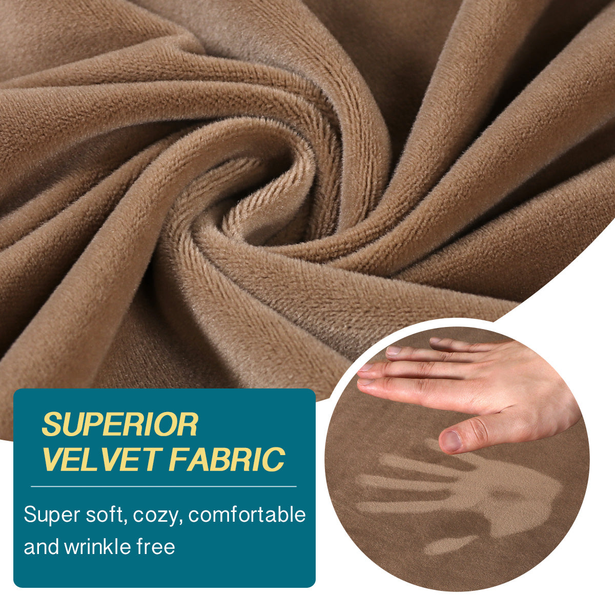 Velvet Club Tub Chair Slipcovers 2 Pack