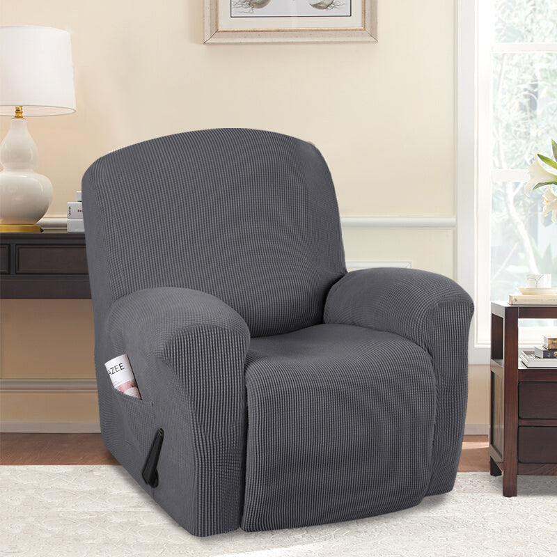 1-Piece Jacquard Stretch Recliner Slipcover