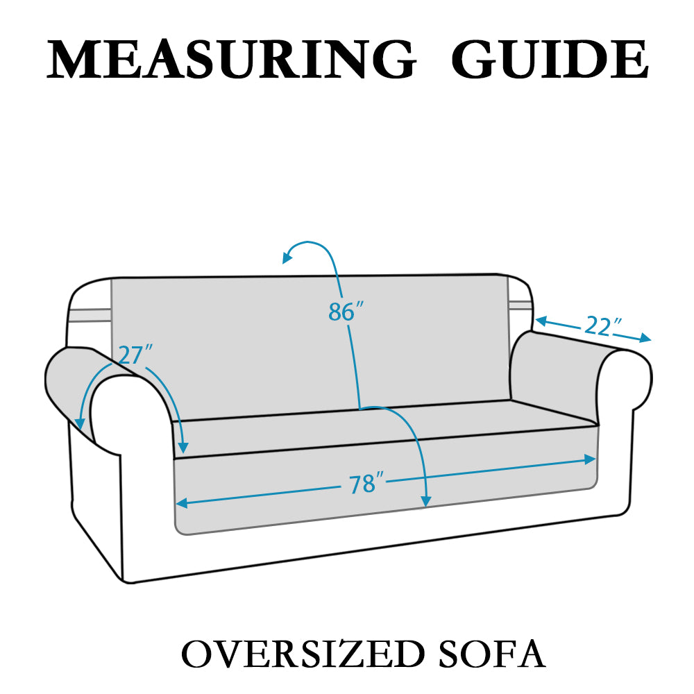 New Diamond 1-Piece Reversible Quilted XL Sofa Pet Cover Protector, 86''H X 132''W