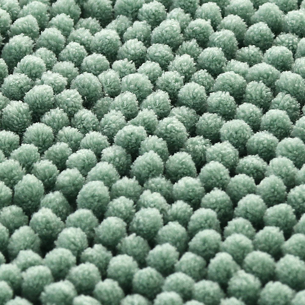 Chenille Bath Rug Set PVC Backing 20" x 32" & 17" x 24"