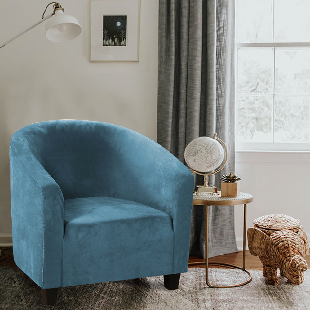 Velvet Tub Chair Slipcovers 1 Pack