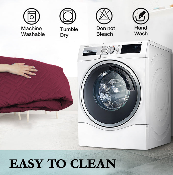 New Diamond 1-Piece Reversible Quilted Armchair Pet Cover Protector, 75''H x 65''W