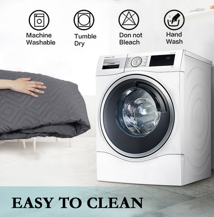 New Diamond 1-Piece Reversible Quilted Sofa Pet Cover Protector, 75"H x 110"W