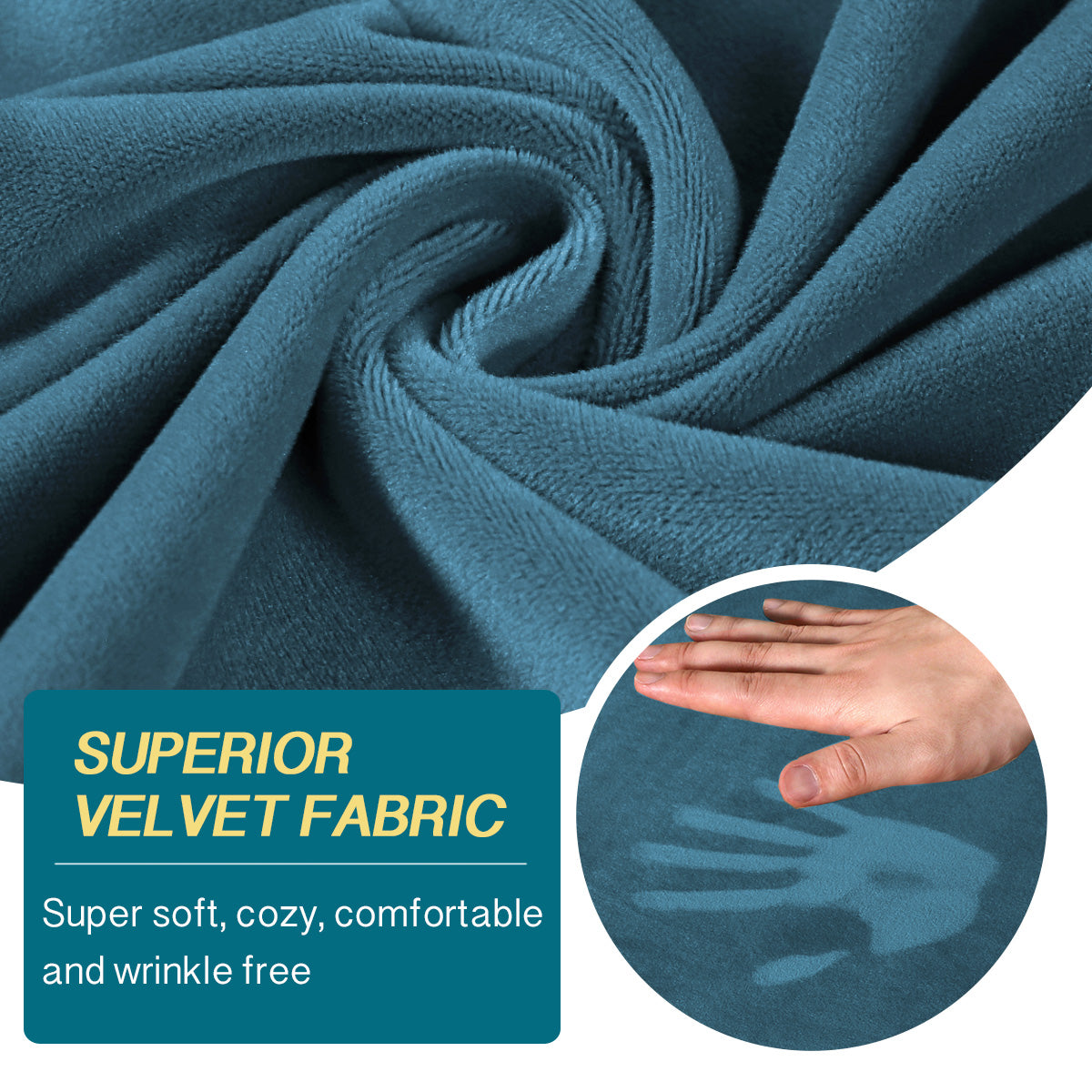 Velvet Tub Chair Slipcovers 1 Pack