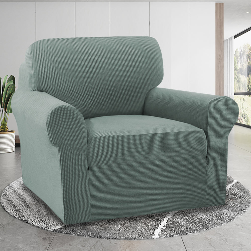 1-Piece Jacquard box Chair Slipcover