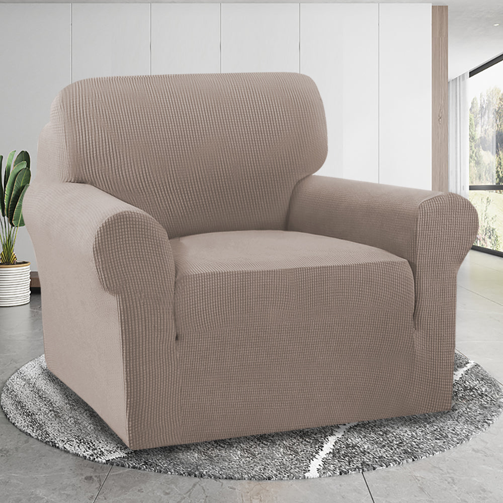 1-Piece Jacquard box Chair Slipcover