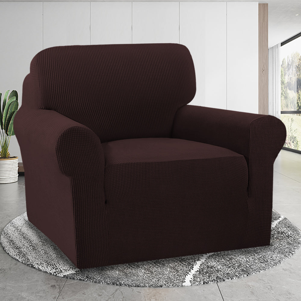 1-Piece Jacquard box Chair Slipcover