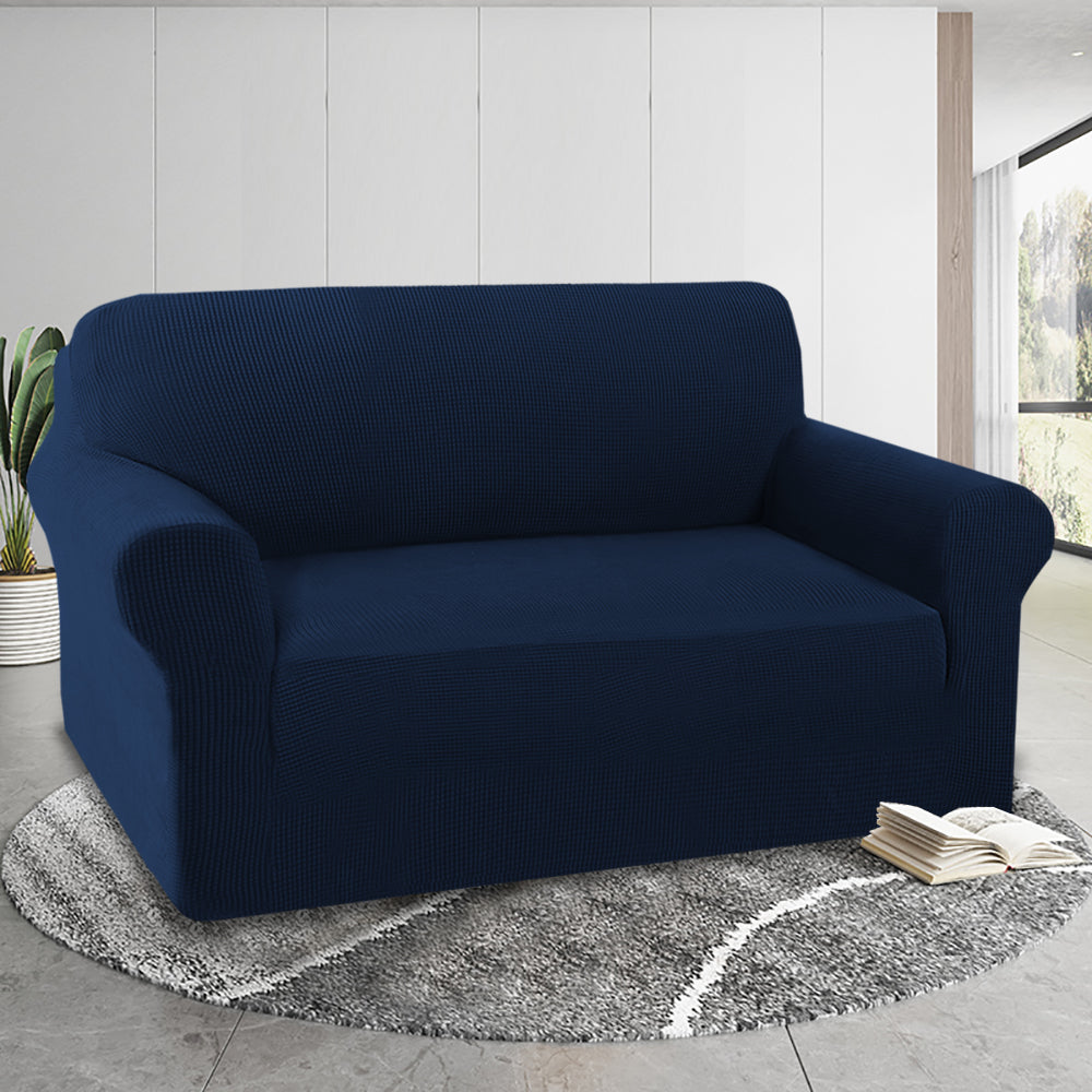 1-Piece Jacquard 2 Seater Loveseat Slipcover