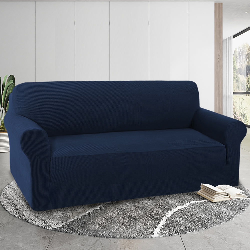 1-Piece Jacquard 4 Seater Sofa Slipcover