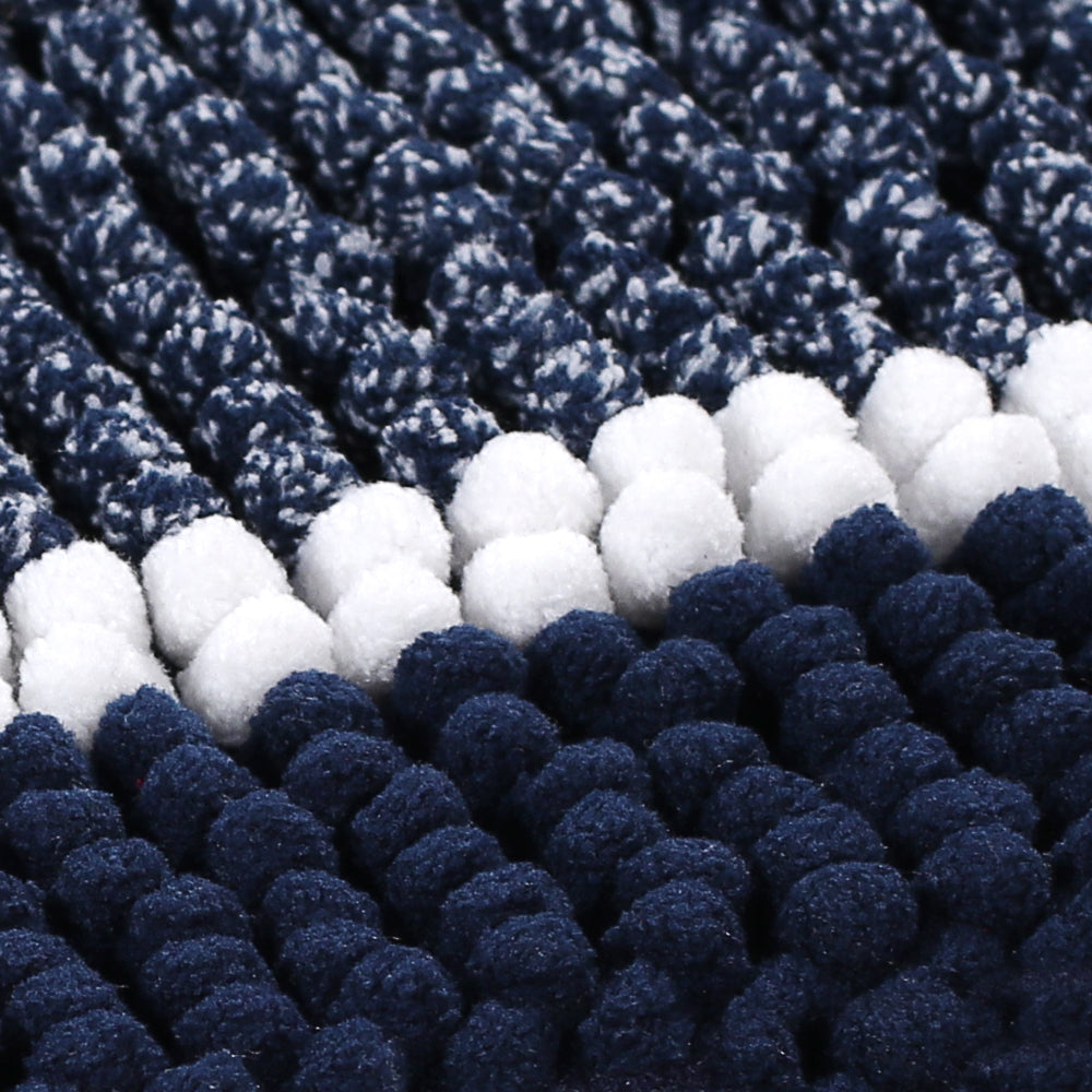 Chenille Ombre Bath Rug Set 20"x 32" & 20"x 20" U Shape