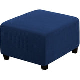 H.Versailtex  Stretch High Spandex Jacquard Ottoman Covers Fit with Elastic Bottom