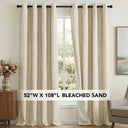 H.Versailtex Premium 100% Blackout Curtains Thermal Insulated White Liner Grommet Top Sold by 2 Panel