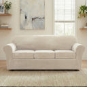 H.Versailtex Modern Velvet Plush High Stretch Sofa Slipcover with Elastic Bottom