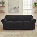H.Versailtex Modern Velvet Plush High Stretch Sofa Slipcover with Elastic Bottom