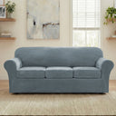 H.Versailtex Modern Velvet Plush High Stretch Sofa Slipcover with Elastic Bottom