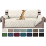 H.Versailtex Reversible Sofa Covers Water Repellent Chair Slipcover for Dogs Pets Furniture Protector