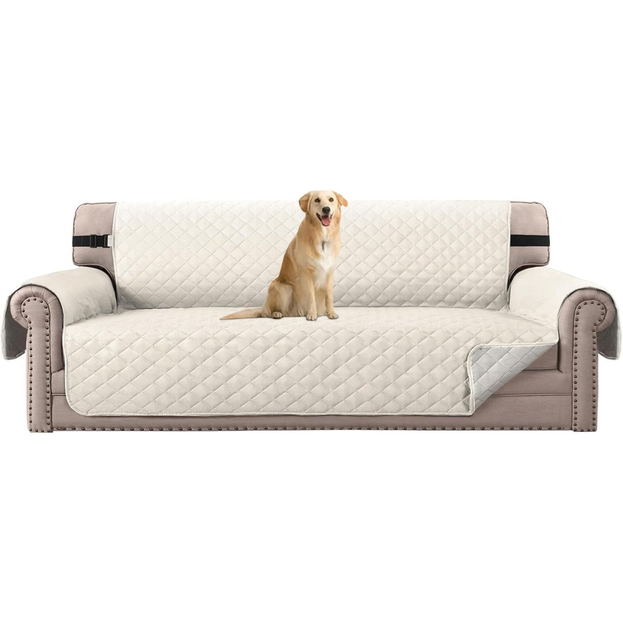 H.Versailtex Reversible Sofa Covers Water Repellent Chair Slipcover for Dogs Pets Furniture Protector