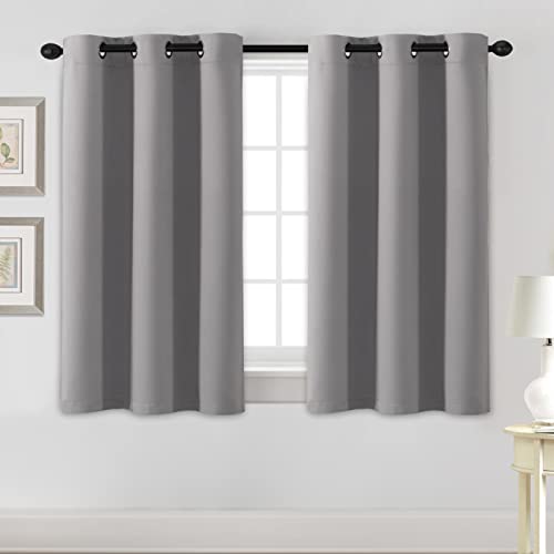 PrimeBeau Essential Blackout Thermal Insulated Curtain Drapes Set of 2 panels, 42 Series