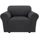 PrimeBeau 2023 Version Armchair Cover 1-Piece Stretch Couch Covers for 1 Cushion Couch Sofa Cover Spandex Non Slip Soft Form Fit Furniture Protector with Elastic Bottom