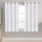 PrimeBeau Faux Linen Room Darkening Blackout Curtain Sold by 1 Panel, Short