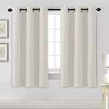 PrimeBeau Essential Blackout Thermal Insulated Curtain Drapes Set of 2 panels, 42 Series