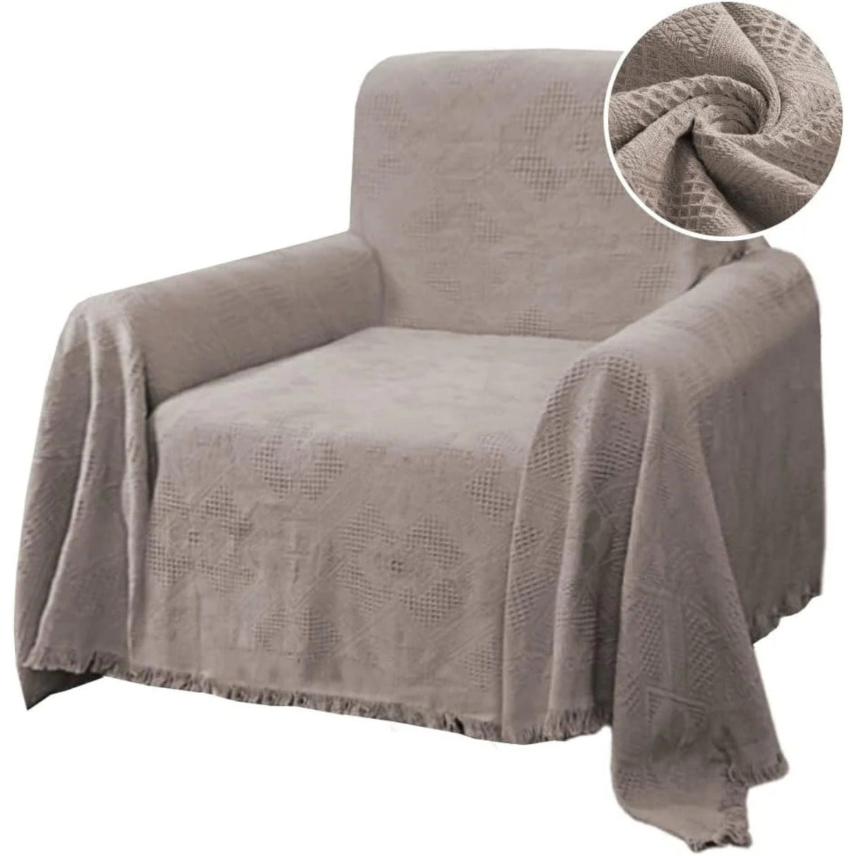 H.Versailtex Cotton Sofa Covers Couch Cover