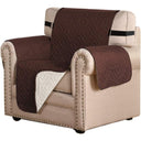 H.Versailtex Reversible Furniture Protector Anti-Slip Water Resistant 2" Elastic Straps Couch Covers