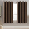 PrimeBeau Faux Linen Room Darkening Blackout Curtain Sold by 1 Panel, Short