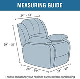 PrimeBeau Recliner Slipcovers Recliner Chair Cover Sofa Furniture Cover 1-Piece Modern Rich Velvet Plush Form Fit Stylish Protector Feature Rich and Soft Fabric
