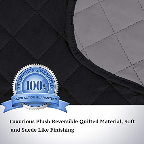 PrimeBeau Loveseat Slipcover Reversible Loveseat Cover Seat , Water Resistant Couch Cover with Elastic Strap Quilted Furniture Protector for Pets(Loveseat & Oversize Loveseat)
