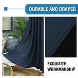 PrimeBeau 100% Blackout Grommet Curtain Set of 2 Panels 42 Series
