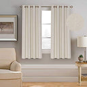 H.Versailtex 1 Panel Linen Blackout Thermal Insulated Grommet Curtain