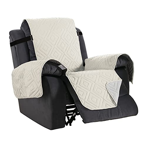 PrimeBeau New Diamond Quilted Recliner Covers Water Resistant  Protector
