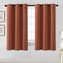 H.Versailtex 2 Panels Blackout Curtains Thermal Insulated Grommet Top Solid Color Curtains
